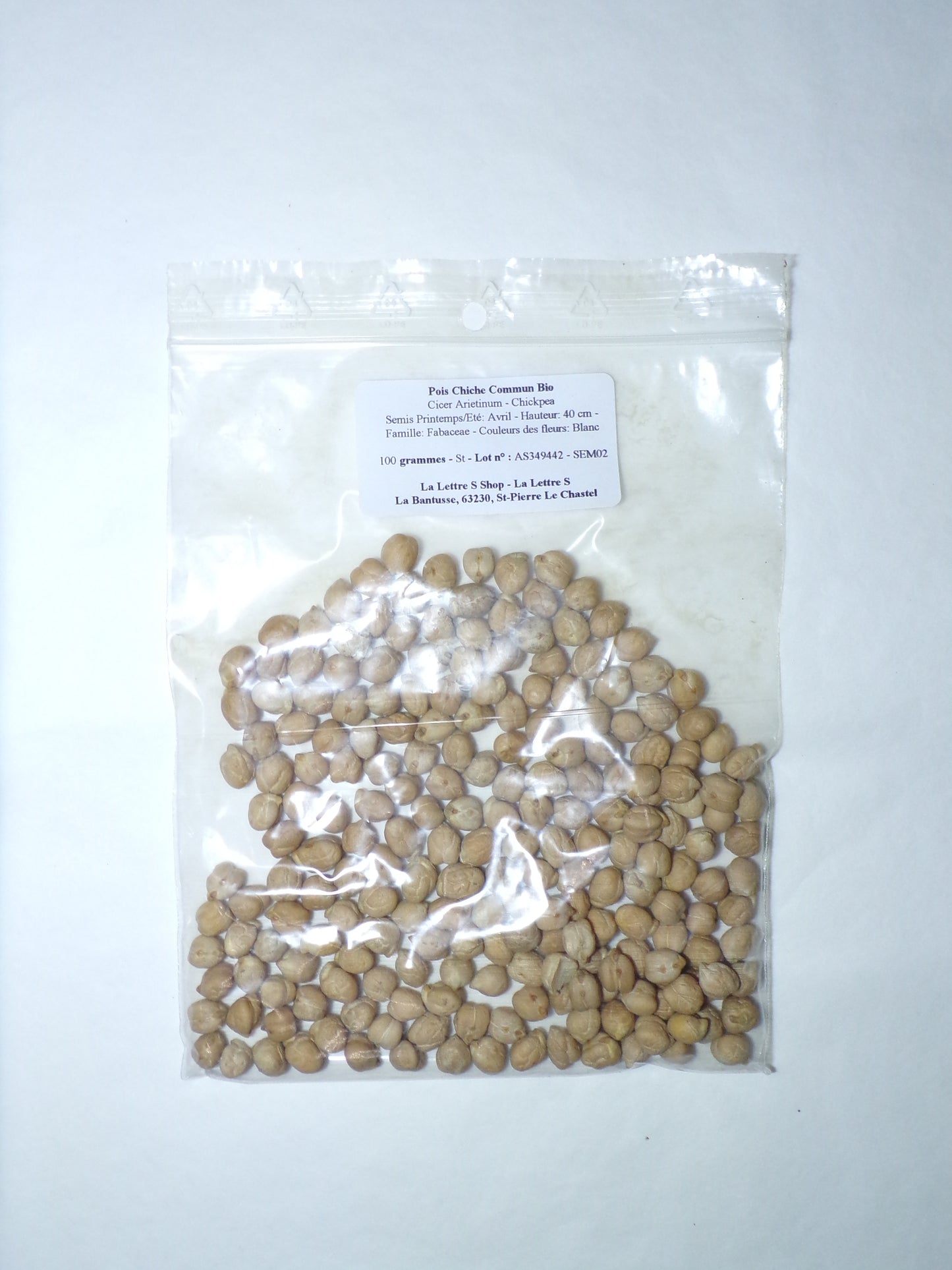 Pois Chiche - Cicer Arietinum – SEM02