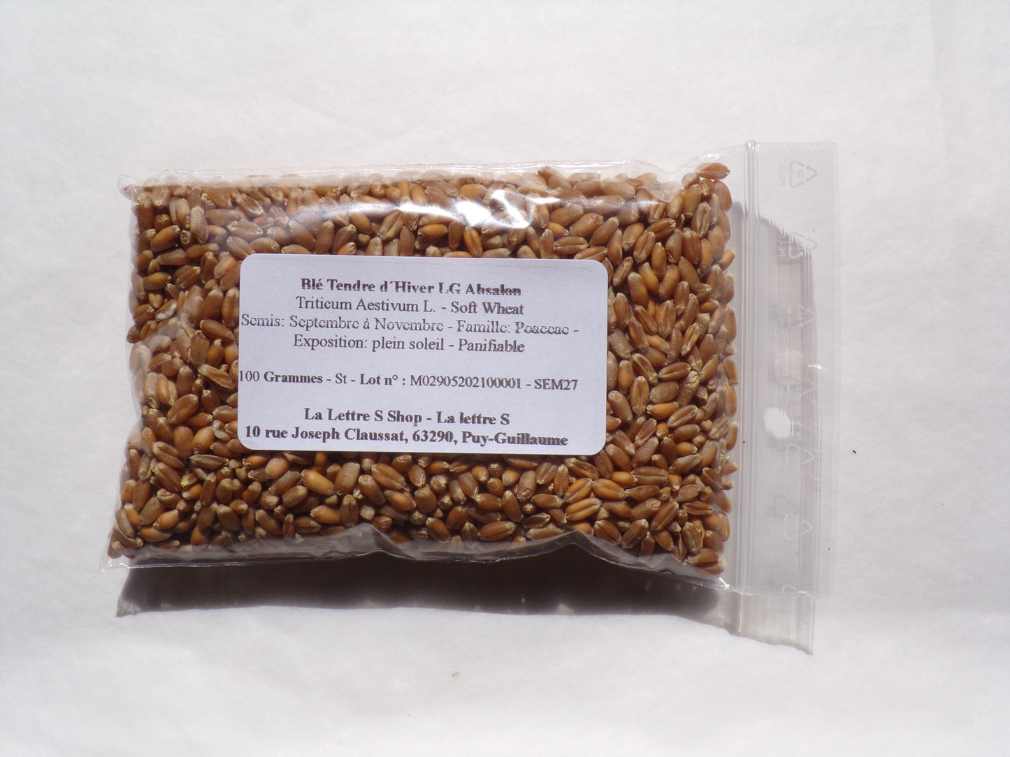 Blé Tendre d´Hiver - Triticum Aestivum L. - SEM27