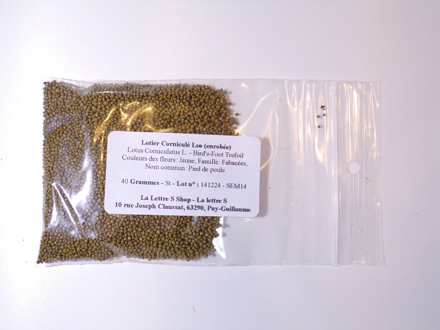 Lotier Corniculé - Lotus Corniculatus L. (Engrais Vert) SEM14