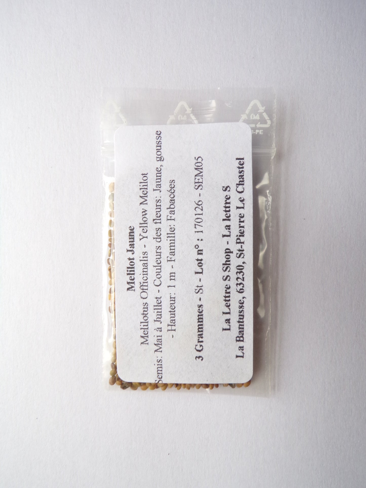 Mélilot Jaune - Melilotus Officinalis (Engrais Vert) SEM05