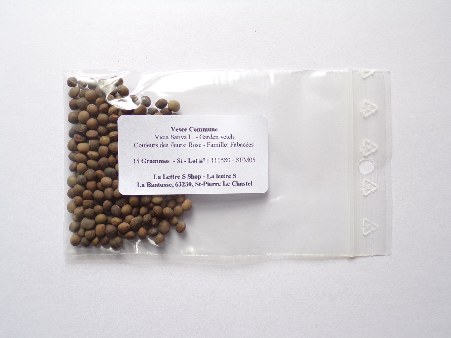 Vesce Commune - Vicia Sativa L. (Engrais Vert) SEM05