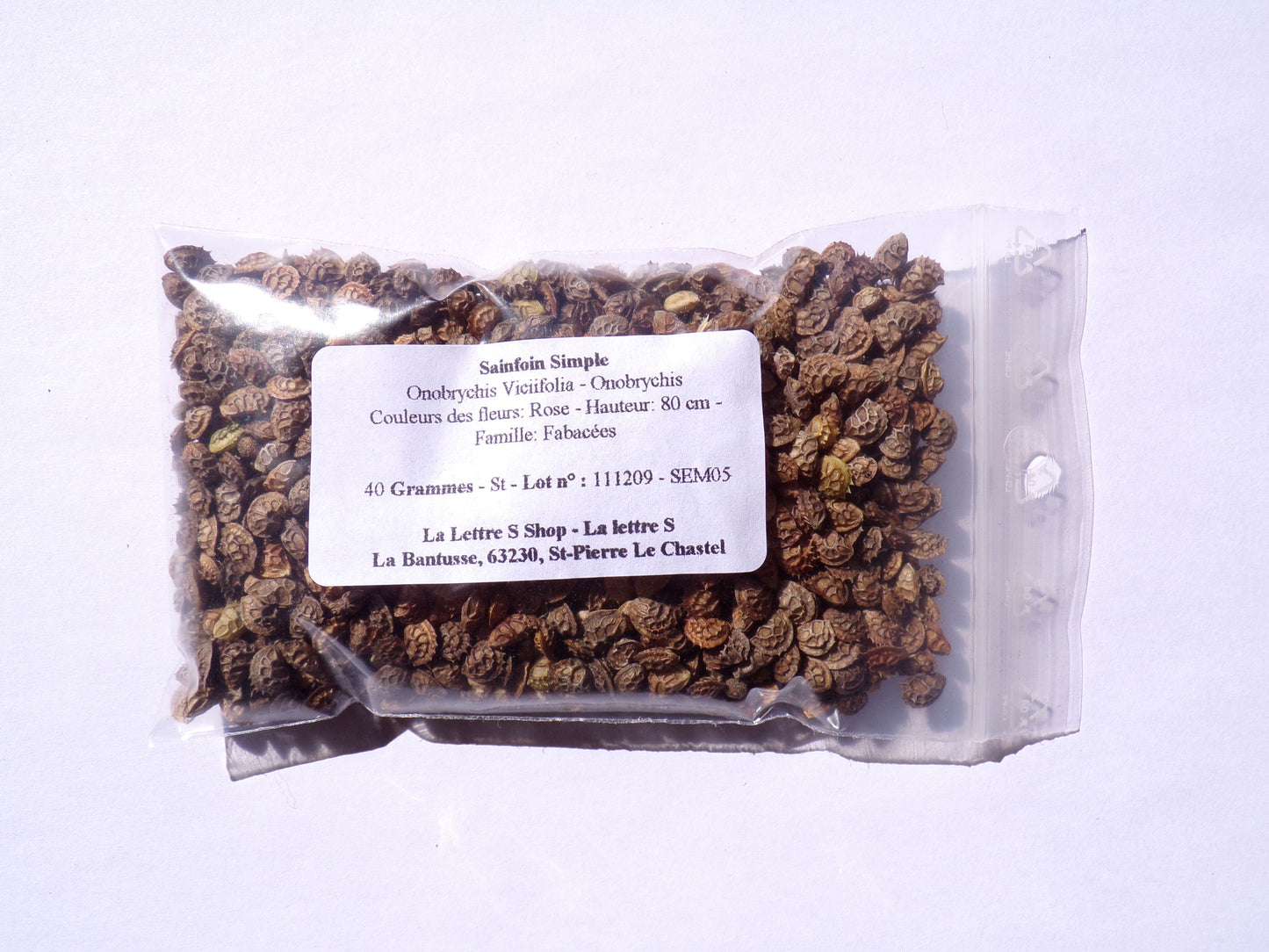 Sainfoin Simple - Onobrychis Viciifolia (Engrais Vert) SEM05