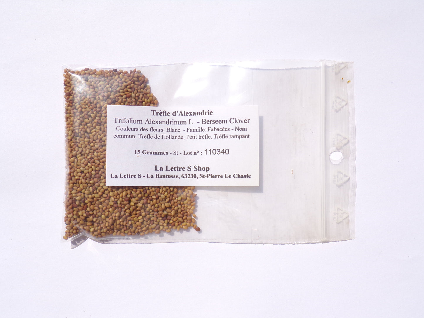 Trèfle d'Alexandrie - Trifolium Alexandrinum L. (Engrais Vert) SEM05
