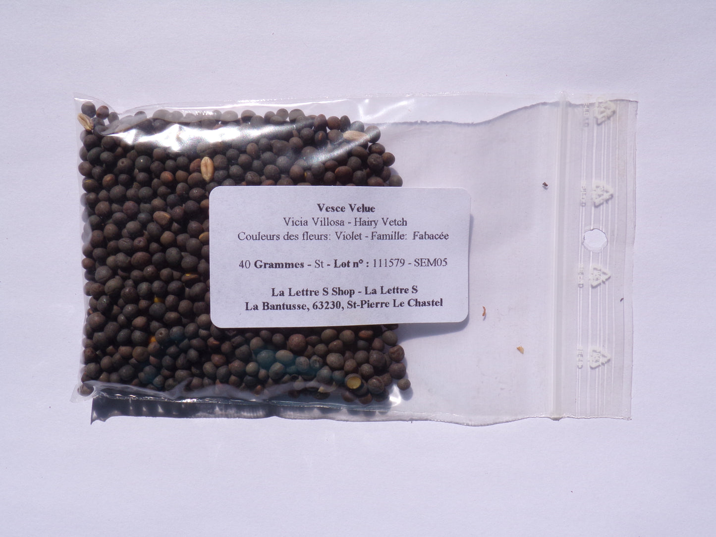 Vesce Velue - Vicia Villosa (Engrais Vert) SEM05