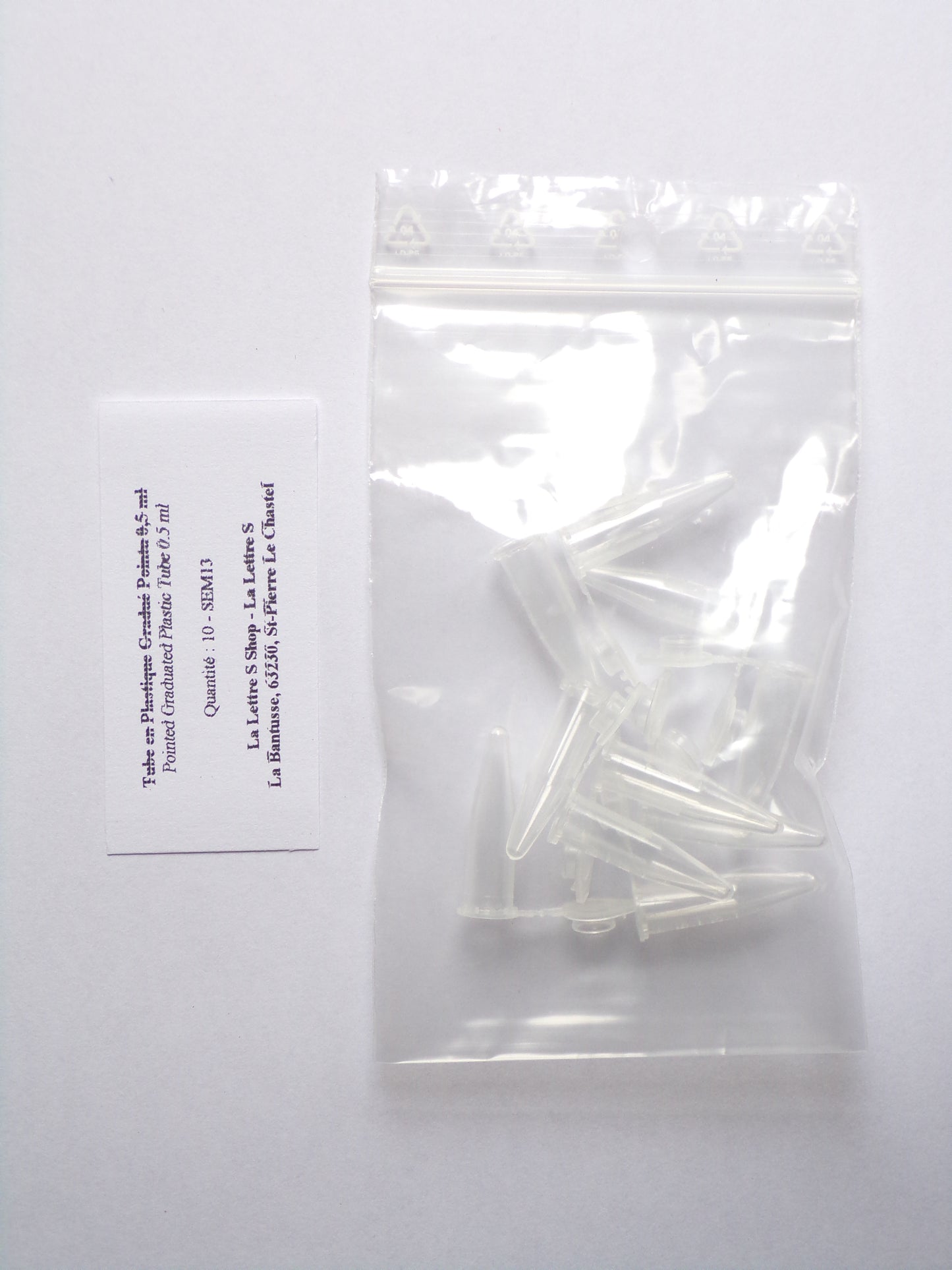 Tube en Plastique Gradué - SEM13