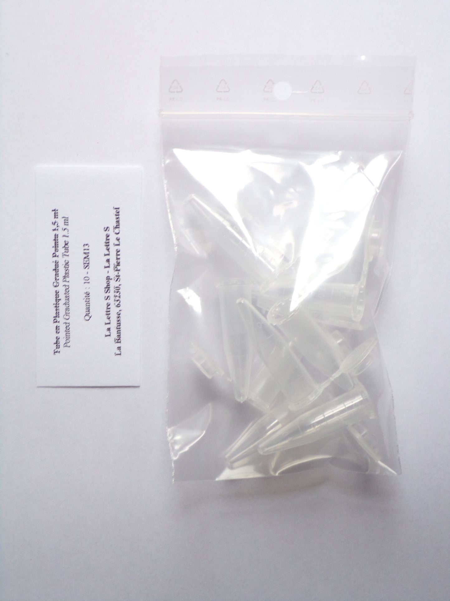 Tube en Plastique Gradué - SEM13