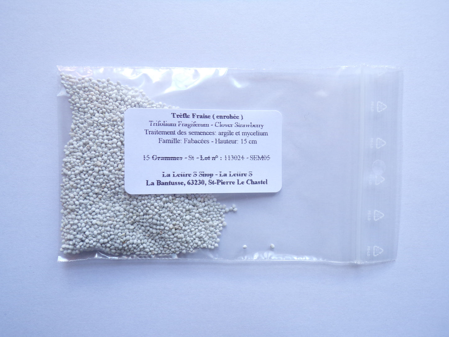 Trèfle Fraise (enrobée) - Trifolium Fragiferum (Engrais Vert) SEM05
