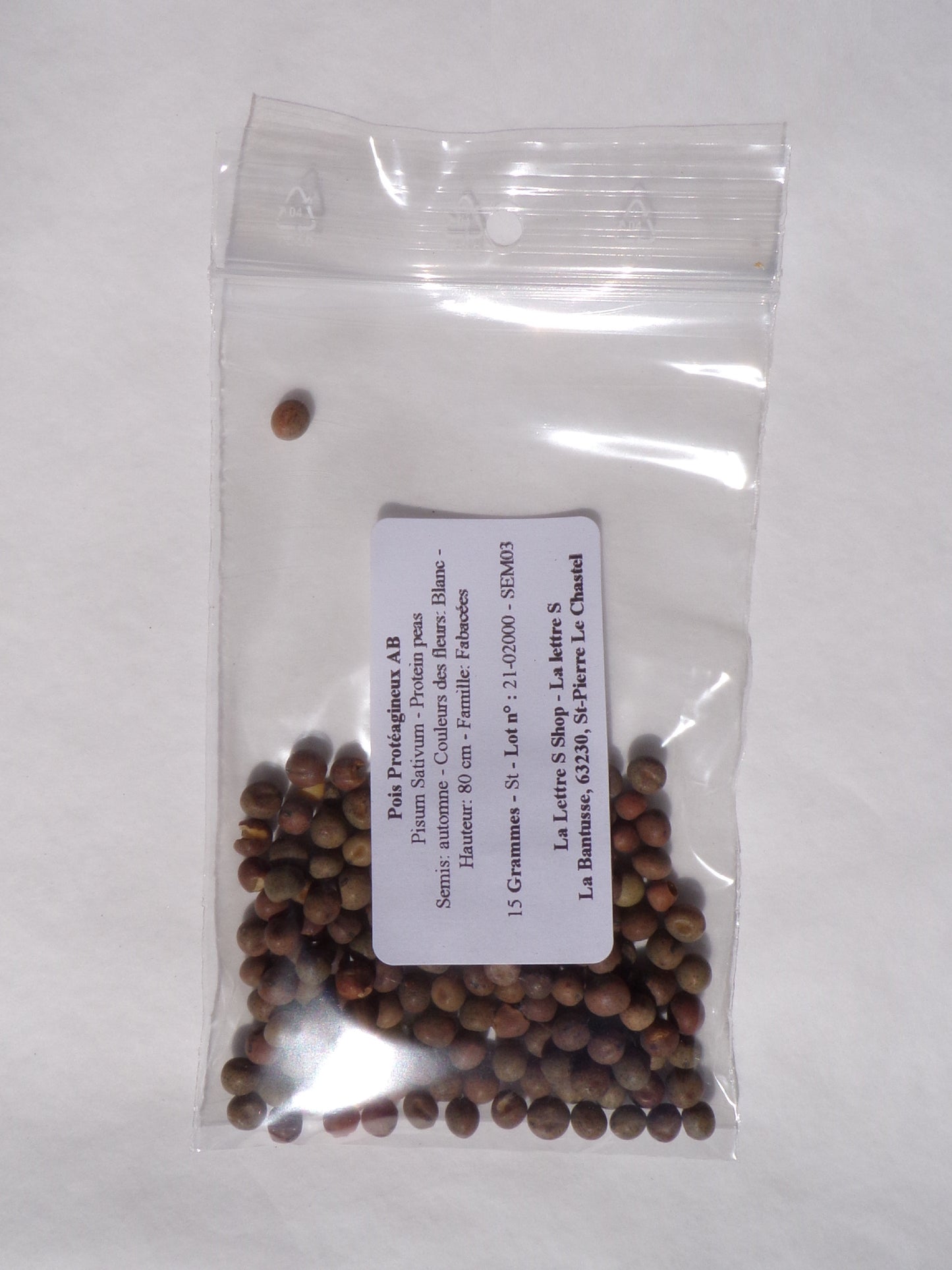 Pois Protéagineux AB - Pisum Sativum