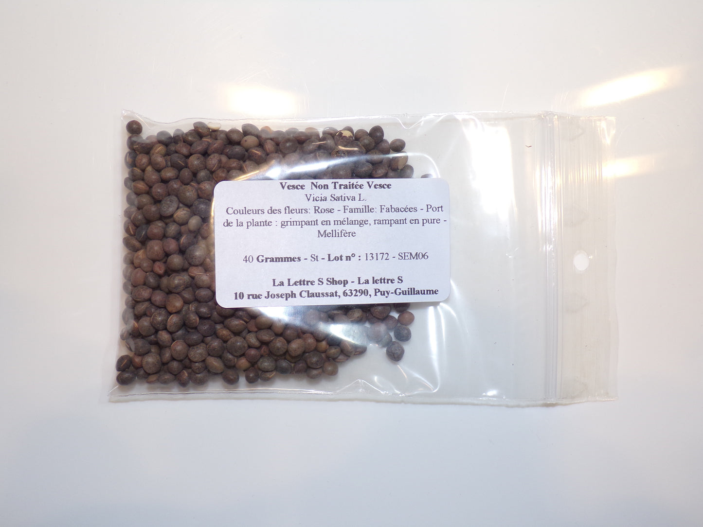 Vesce Non Traitée - Vicia Sativa L. (Engrais Vert) SEM06