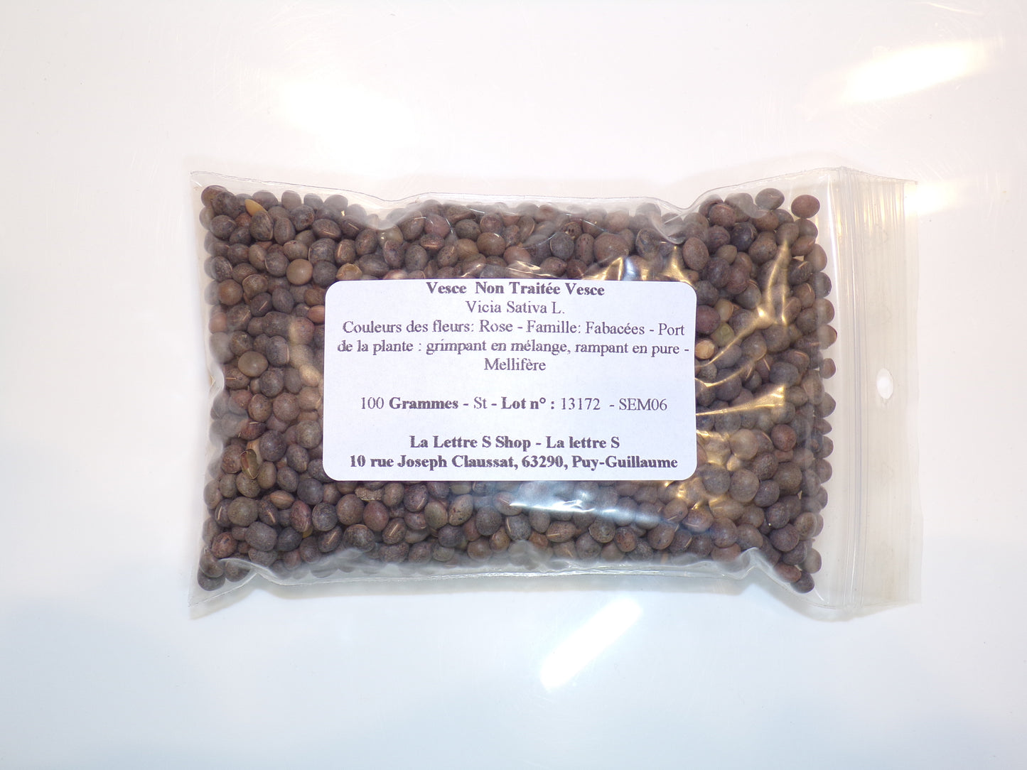 Vesce Non Traitée - Vicia Sativa L. (Engrais Vert) SEM06