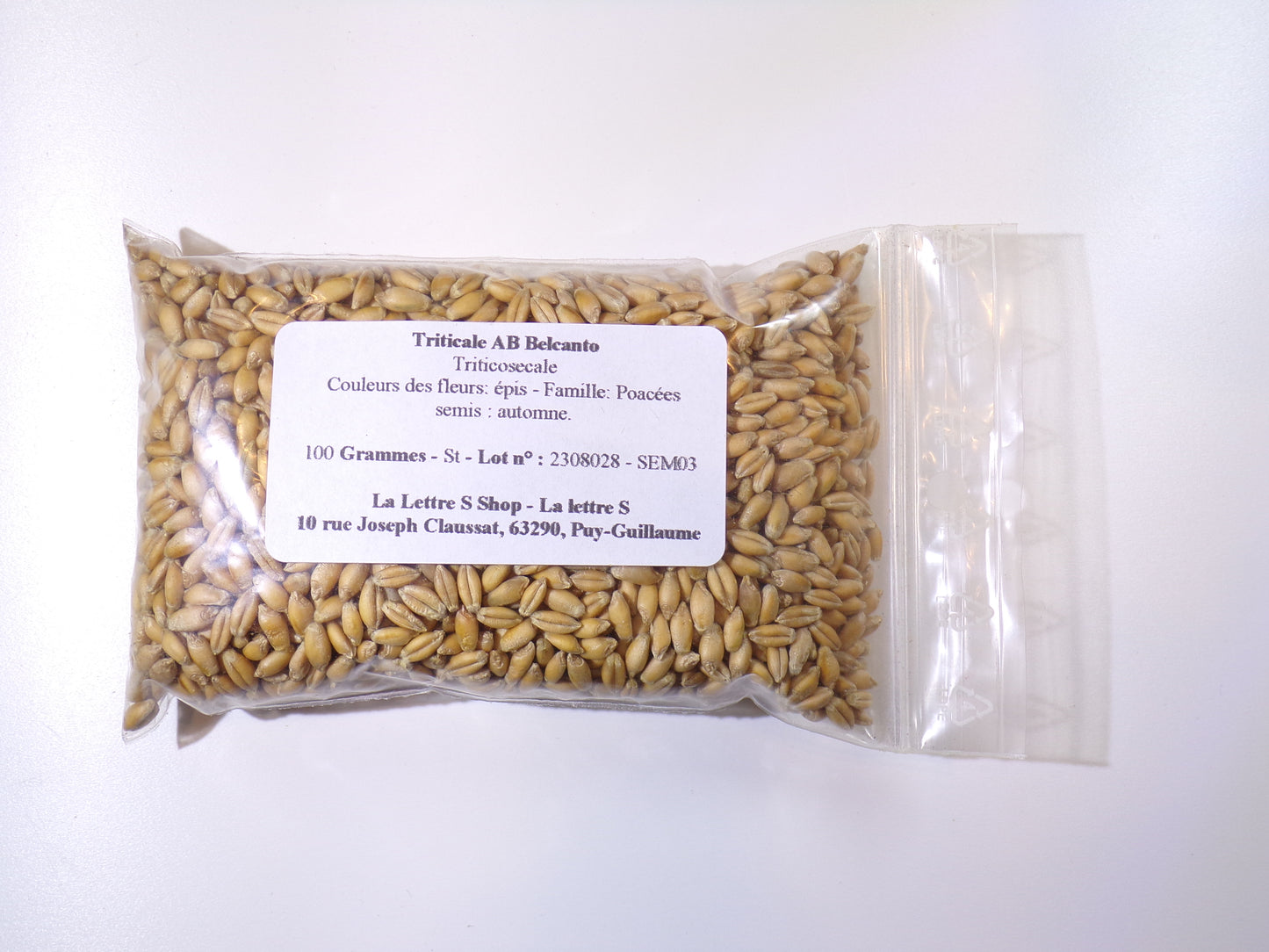 Triticale - Triticosecale (Engrais Vert) - SEM03