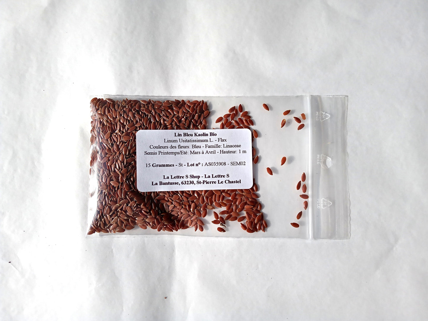 Lin Bleu - Linum Usitatissimum L. (Engrais Vert) SEM02