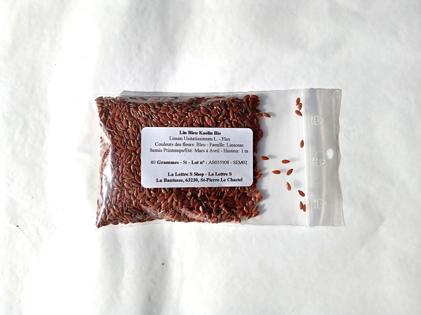 Lin Bleu - Linum Usitatissimum L. (Engrais Vert) SEM02